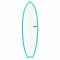 Surfboard TORQ Epoxy TET 5.11 MOD Fish Blau Pinlin