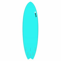 Surfboard TORQ Epoxy TET 6.6 MOD Fish Blau Pinline