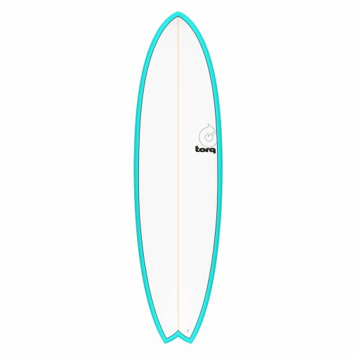 Surfboard TORQ Epoxy TET 6.10 MOD Fish Blau Pinlin