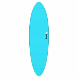 Surfboard TORQ Epoxy TET 6.8 Funboard Blau Pinline