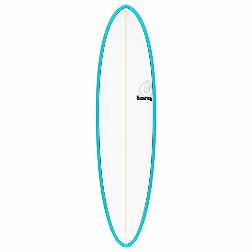 Surfboard TORQ Epoxy TET 7.2 Funboard Blue Pinline