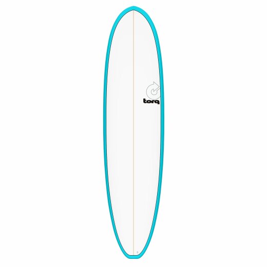 Surfboard TORQ Epoxy TET 7.8 V+ Funboard Blau Pinl