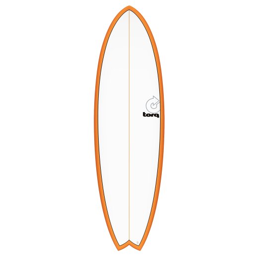 Surfboard TORQ Epoxy TET 5.11 MOD Fish OrangeRail