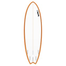 Surfboard TORQ Epoxy TET 5.11 MOD Fish OrangeRail