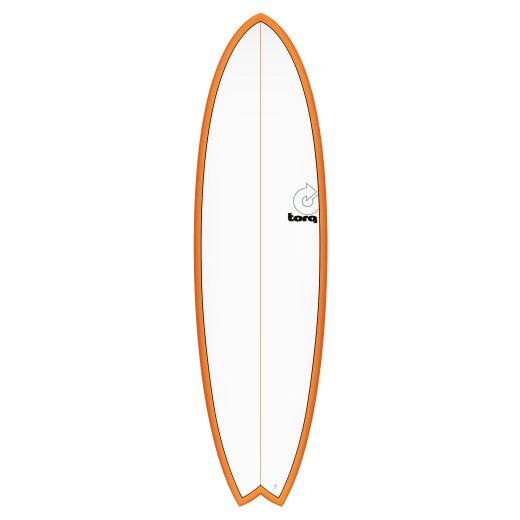 Surfboard TORQ Epoxy TET 6.6 MOD Fish OrangeRail