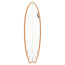 Surfboard TORQ Epoxy TET 6.6 MOD Fish OrangeRail