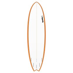 Surfboard TORQ Epoxy TET 7.2 MOD Fish OrangeRail