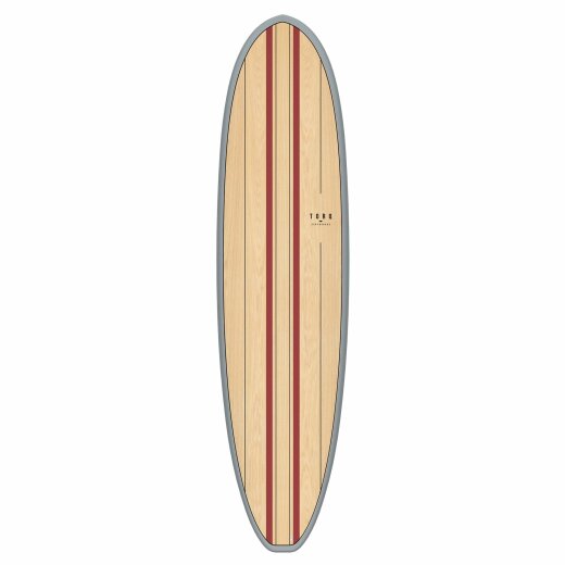 Surfboard TORQ Epoxy TET 7.4 V+ Funboard Wood