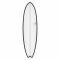 Surfboard TORQ Epoxy TET CS 7.2 Fish Carbon Grau