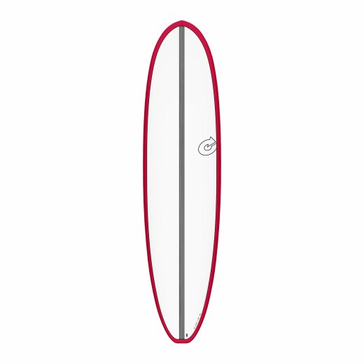 Surfboard TORQ Epoxy TET CS 7.8 V+ Fun Carbon Rot