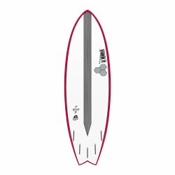 Surfboard CHANNEL ISLANDS X-lite PodMod 5.6 Rot