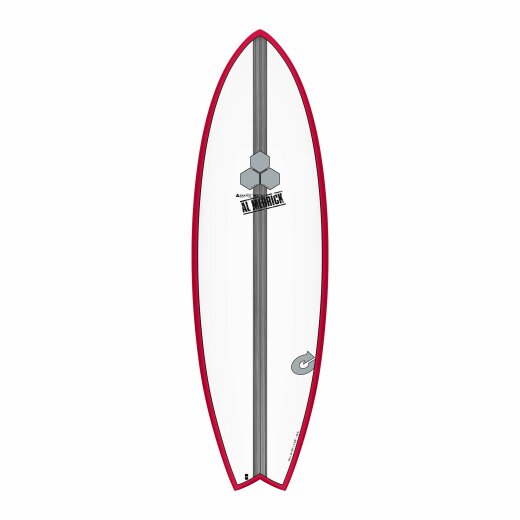 Surfboard CHANNEL ISLANDS X-lite PodMod 6.2 Rot