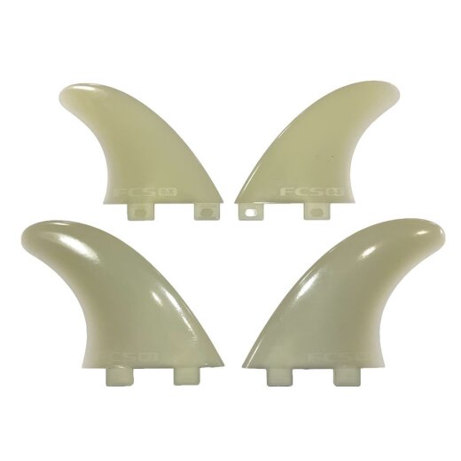 FCS M-5 Natural GF Quad Fin Set (M)