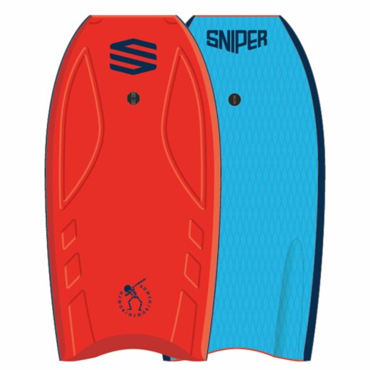 SNIPER Bodyboard Bunch II EPS Stringer 39 Rot