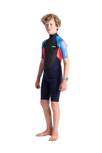 C-Skins Element 3/2 mm Junior Unisex Shorty Neoprenanzug Black Blue  JMS (6)