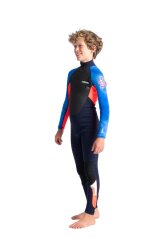 C-Skins Element Junior Steamer 3/2 Neoprenanzug Black Blue 8 Jahre/ M