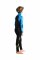 C-Skins Legend Junior Back Zip Steamer 4/3 Kinder Neoprenanzug Black/ Blue Tie Dye/ Lime 8 / JM