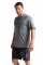 C-Skins Mens Short Sleeve T-Shirt Black Heather XL