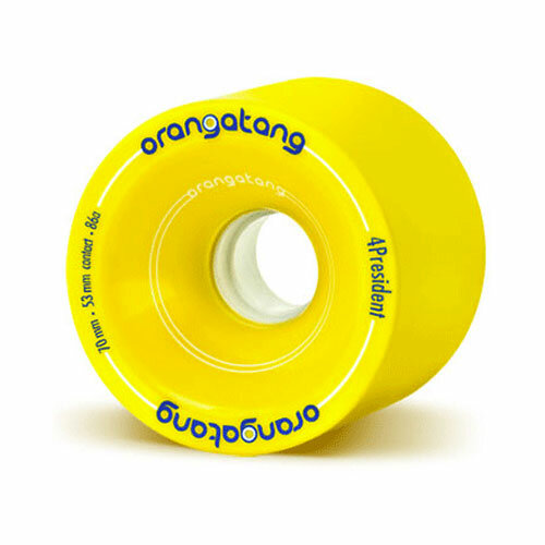 Orangatang 4 PRESIDENT (4er Set) 70mm/86a Yellow