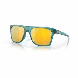 Oakley Leffingwell Sonnenbrille Matte Artic Surf Prizm 24k Polarized