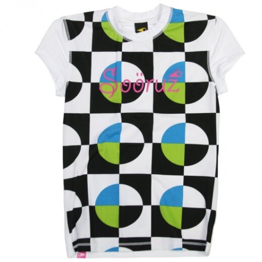 Soöruz Lycra CUBE Woman Kurzarm White S