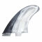 FCS II Mark Richards Twin + Stabiliser Fins Black/White Swirl