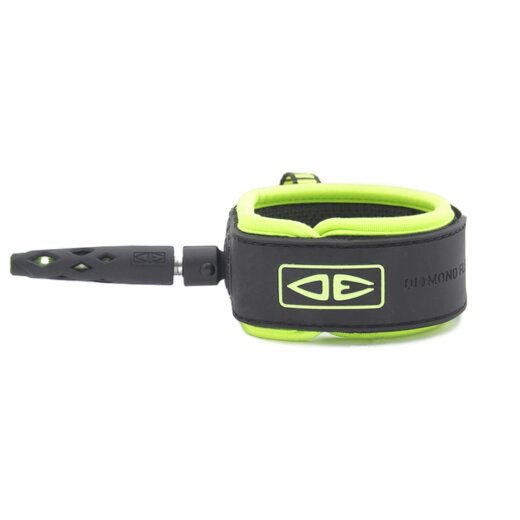 Ocean & Earth Surfboard Leash REGULAR MOULDED LEASH 80" Lime