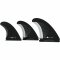 Endorfins Slater KS1 3 Fin Set Medium 1 Tab Black White