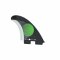 Endorfins Slater KS1 3 Fin Set Small 2 Tab Black Green