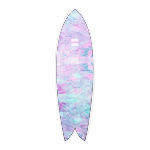 Surfboard Indio Endurance DAB 59 Swirl Effect Blue Purple