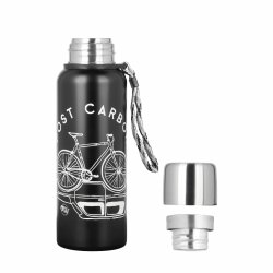 Picture Campei Vacuum Bottle Edelstahl Trinkflasche Black Climate Change