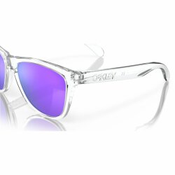 Oakley Frogskins Sonnenbrille Crystal Clear Prizm Violet