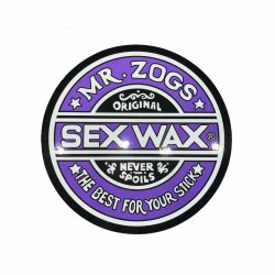 SEX WAX Sticker 9,5" verschiedene Farben Lila