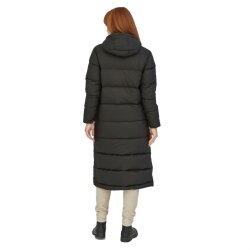 Patagonia Womens Silent Down Long Parka Black