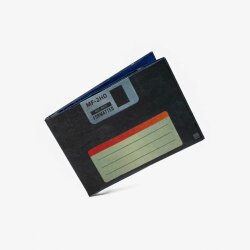 Paprcuts RFID Secure Portemonnaie Floppy Disc