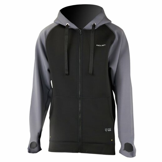 Prolimit SUP Neoprene Zipped Hoody Gr/BK