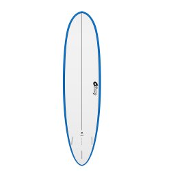 Surfboard TORQ TEC-HD M2.0 7.6 Blaue Rail