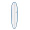 Surfboard TORQ TEC-HD M2.0 7.2 Blaue Rail