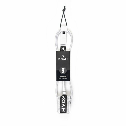 ROAM Surfboard Leash Premium 9.0 183cm 7mm Weiss