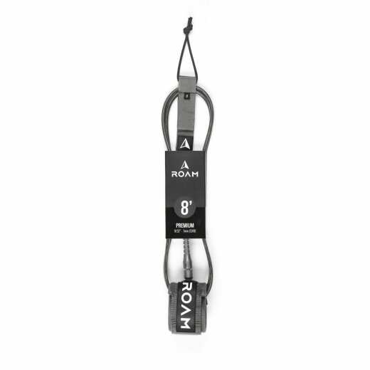 ROAM Surfboard Leash Premium 8.0 183cm 7mm Grau