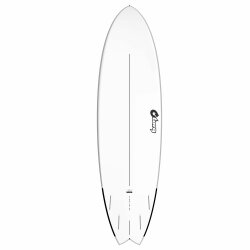 Surfboard TORQ Softboard EVA 7.2 Mod Fish Grau