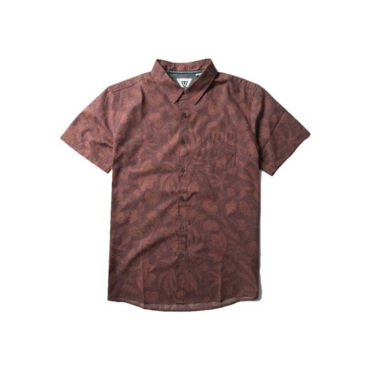 Vissla Piha Eco SS Shirt Hemd Terracotta