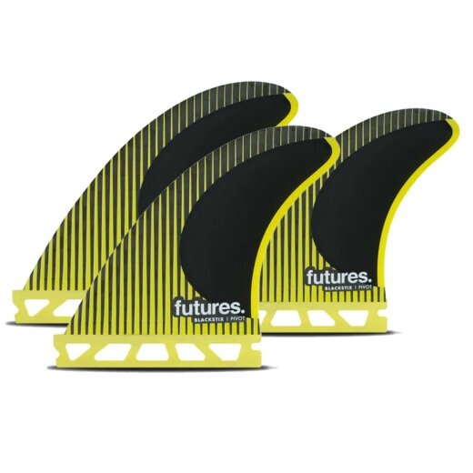 FUTURES Thruster Fin Set P4 Blackstix Pivot S