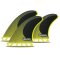 FUTURES Thruster Fin Set P4 Blackstix Pivot S