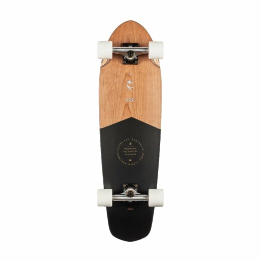 Globe Big Blazer 32" Longboard Komplettboard Black Cherry