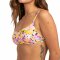 Billabong Bikini Sol Searcher Bralette Lowrider Flowers Black Pebble