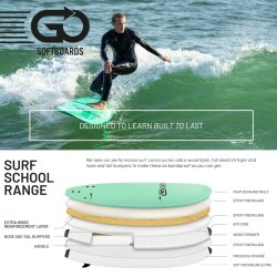 GO Softboard School Surfboard 9.0 XTR wide body