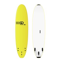 GO Softboard School Surfboard 8.6 wide body Gelb