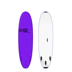 GO Softboard School Surfboard 7.0 wide body Lila