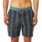 Katin Kokomo Stripe Hybrid Trunk Boardshort Black Wash